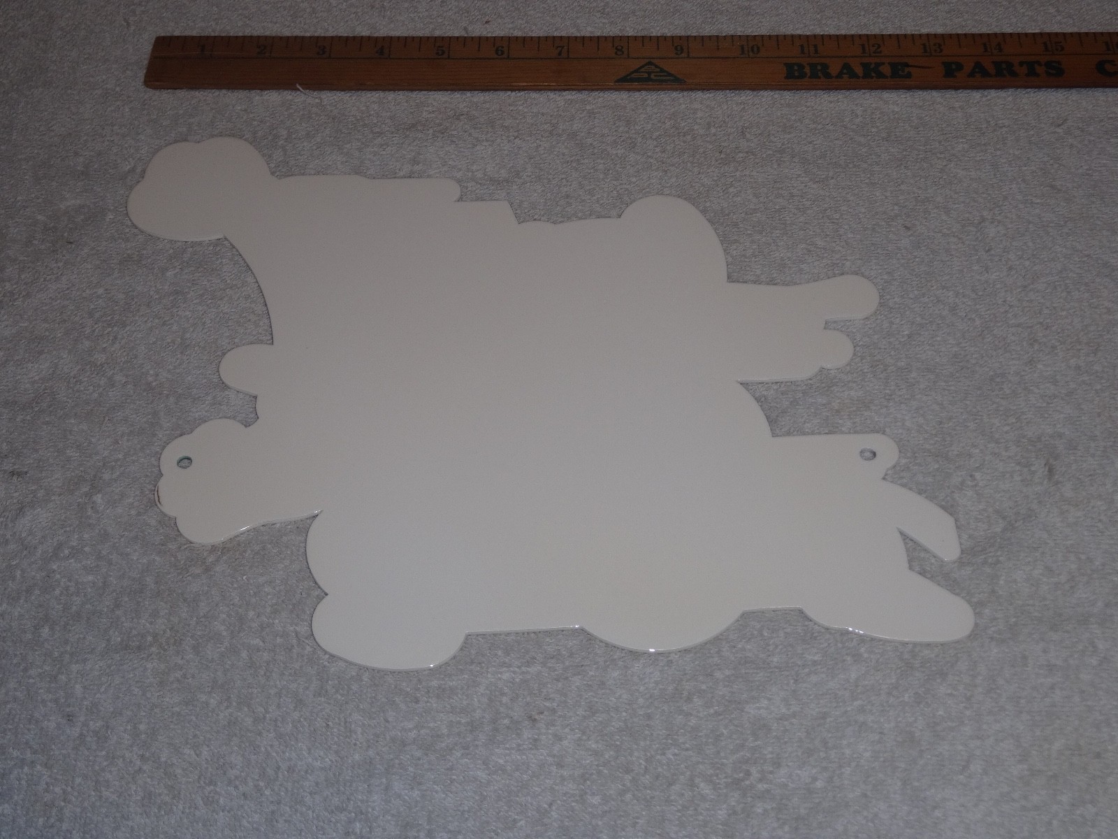 VINTAGE DINO THE DINOSAUR RUNNING W/ OIL 14″ X 10″ METAL SINCLAIR GASOLINE SIGN!
