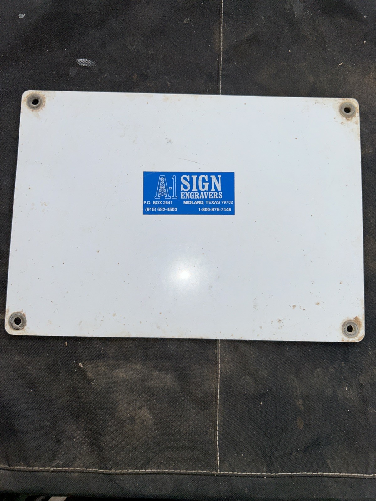 Vintage Danger Do Not Enter Without Supplied Air Sign 14”x10” Collectors Look
