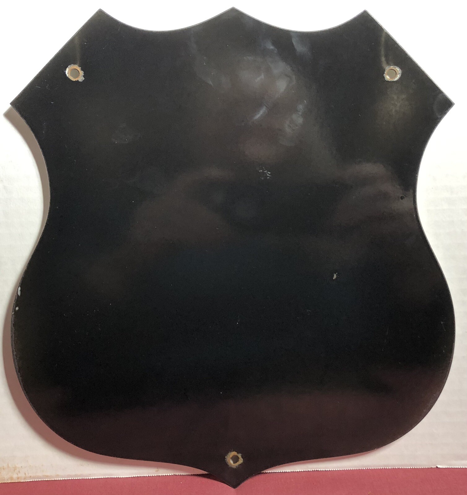 VINTAGE PHILLIPS 66 GASOLINE 13” PORCELAIN SIGN GAS STATION PUMP PLATE MOTOR OIL