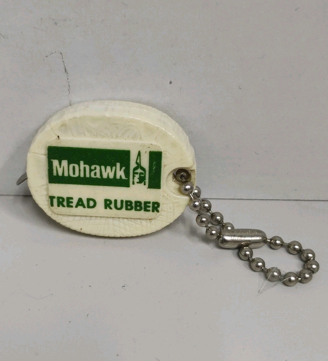 Vintage MOHAWK Tires Tread Rubber Collectible Advertising Tape Measure