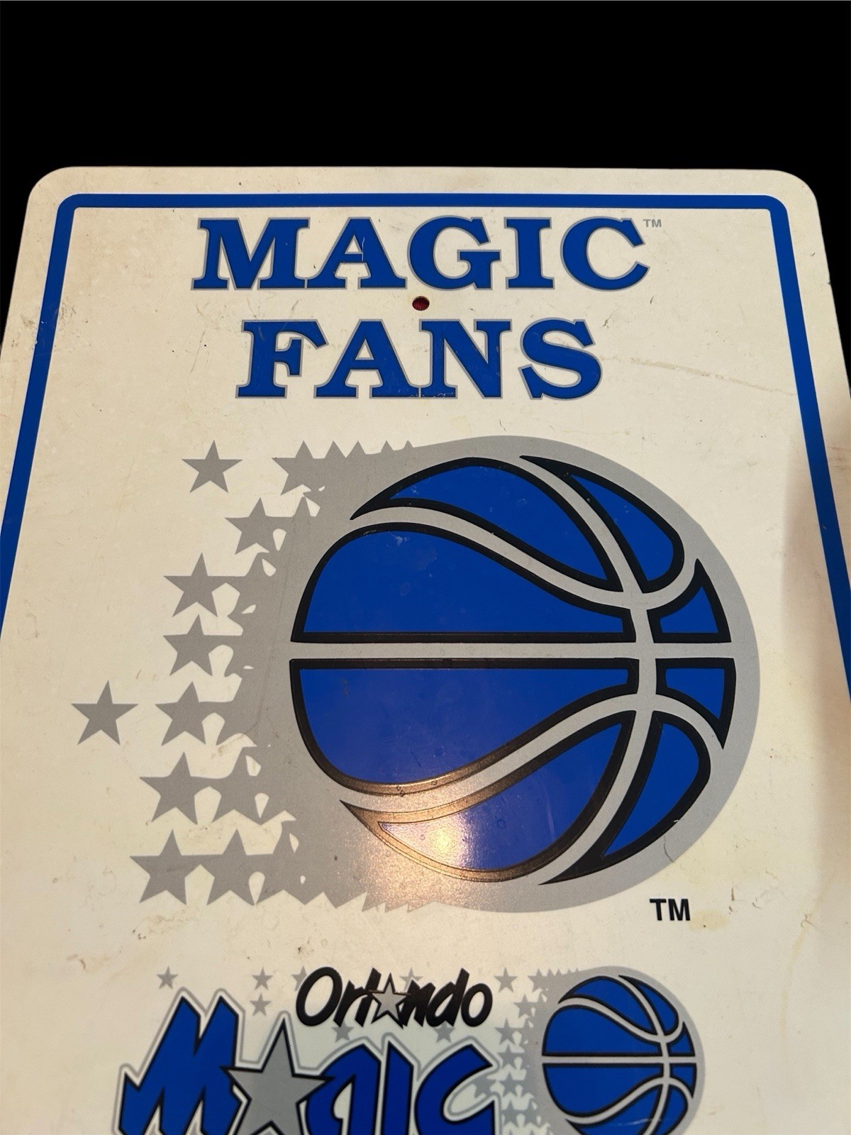 Magic Fans Orlando Magic Parking Only Sign NBA Vintage Garage Room Sign READ