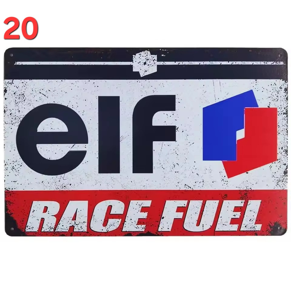Vintage-Style Motor Oil Gas Signs – Esso STP Iron Painting Plaques Decor 20×30cm