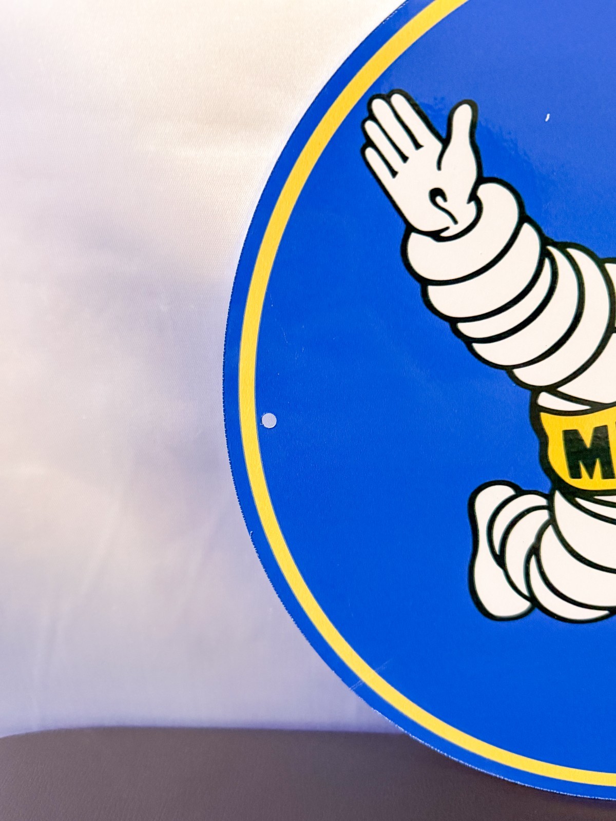 Michelin Bibendum – Iconic Tire Man Vintage Heavy Metal Sign – 30 cm (11.8”)