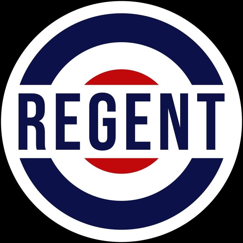 Regent Gasoline Service Station Style NEW METAL SIGN: 12″ Dia. Round