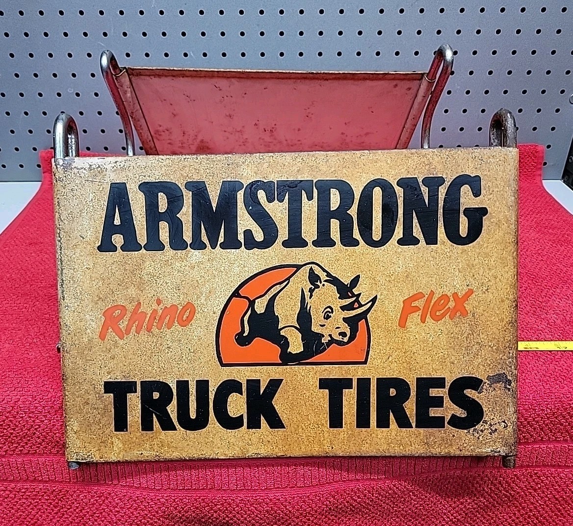 ARMSTRONG RHINO FLEX TRUCK TIRES SIGN DISPLAY