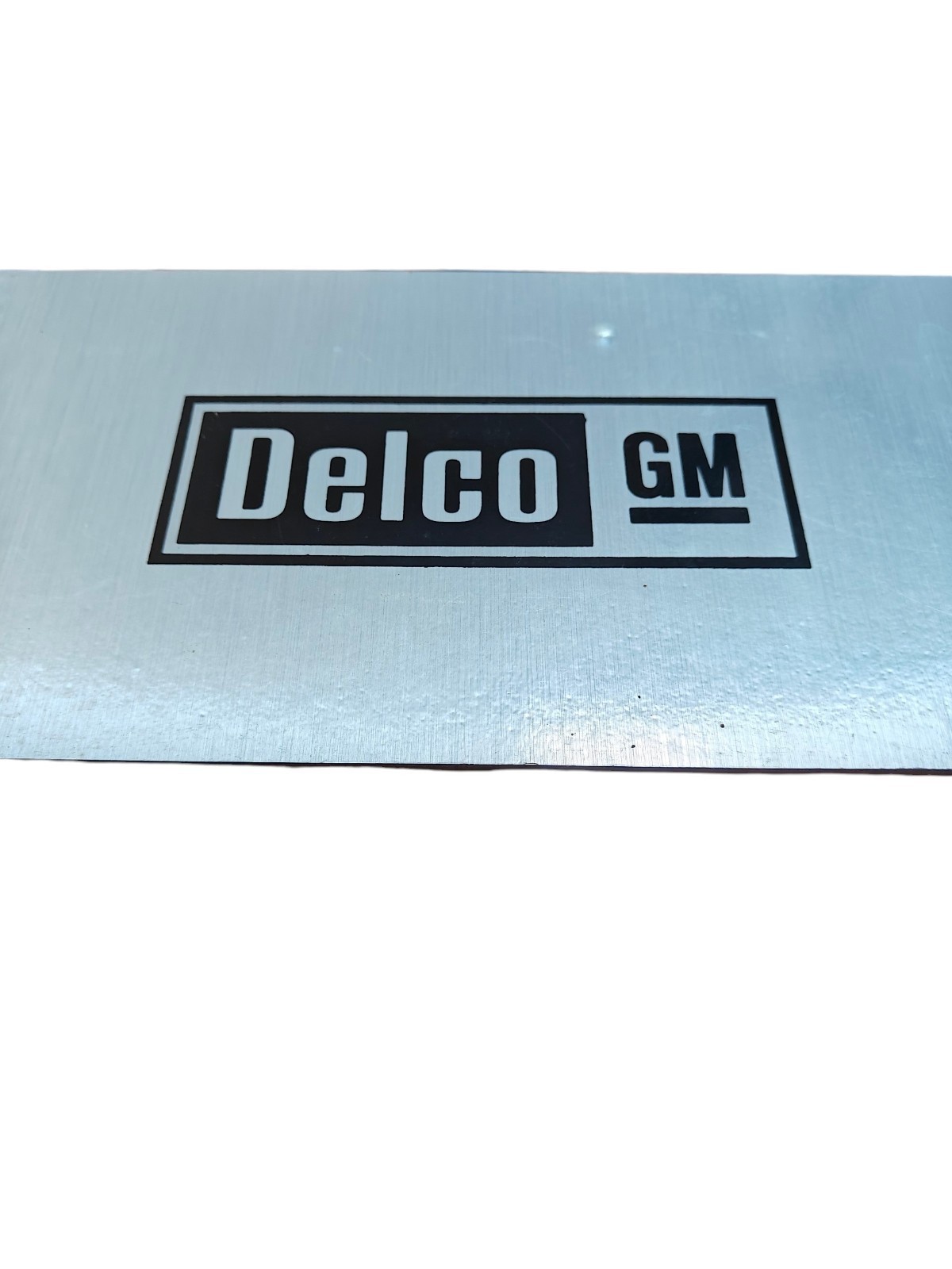 Vintage Delco GM (General Motors) Decorative Sign, Plate, Garge Display