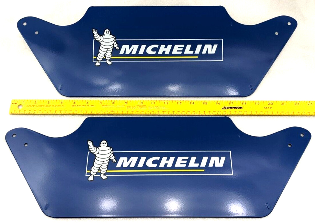 Michelin Tire Display Signs 22 1/2 x 7 1/2 NOS