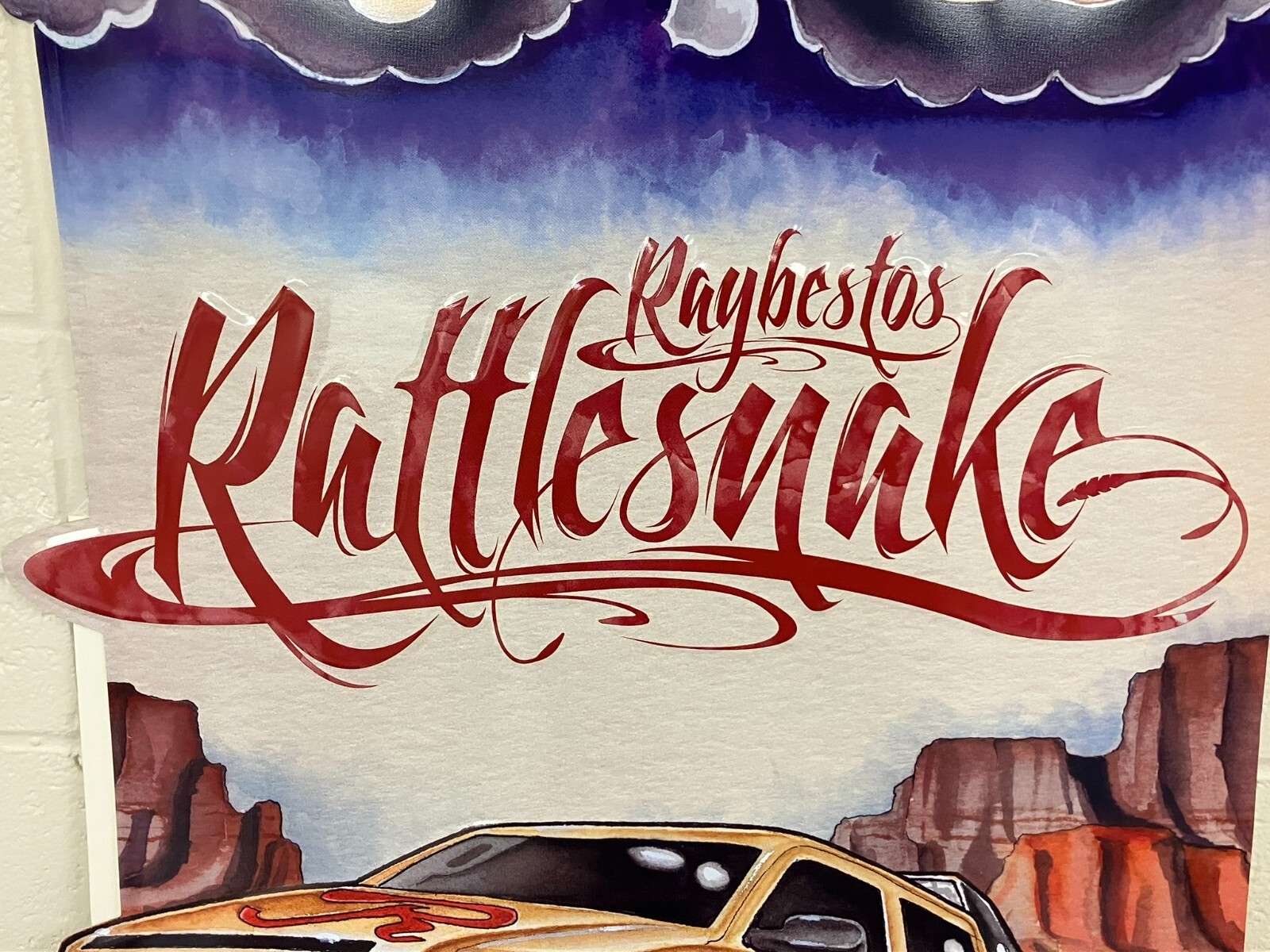 Raybestos Rattlesnake Toyota Tundra Metal Advertising Sign 36″ x 24″ Great Look!