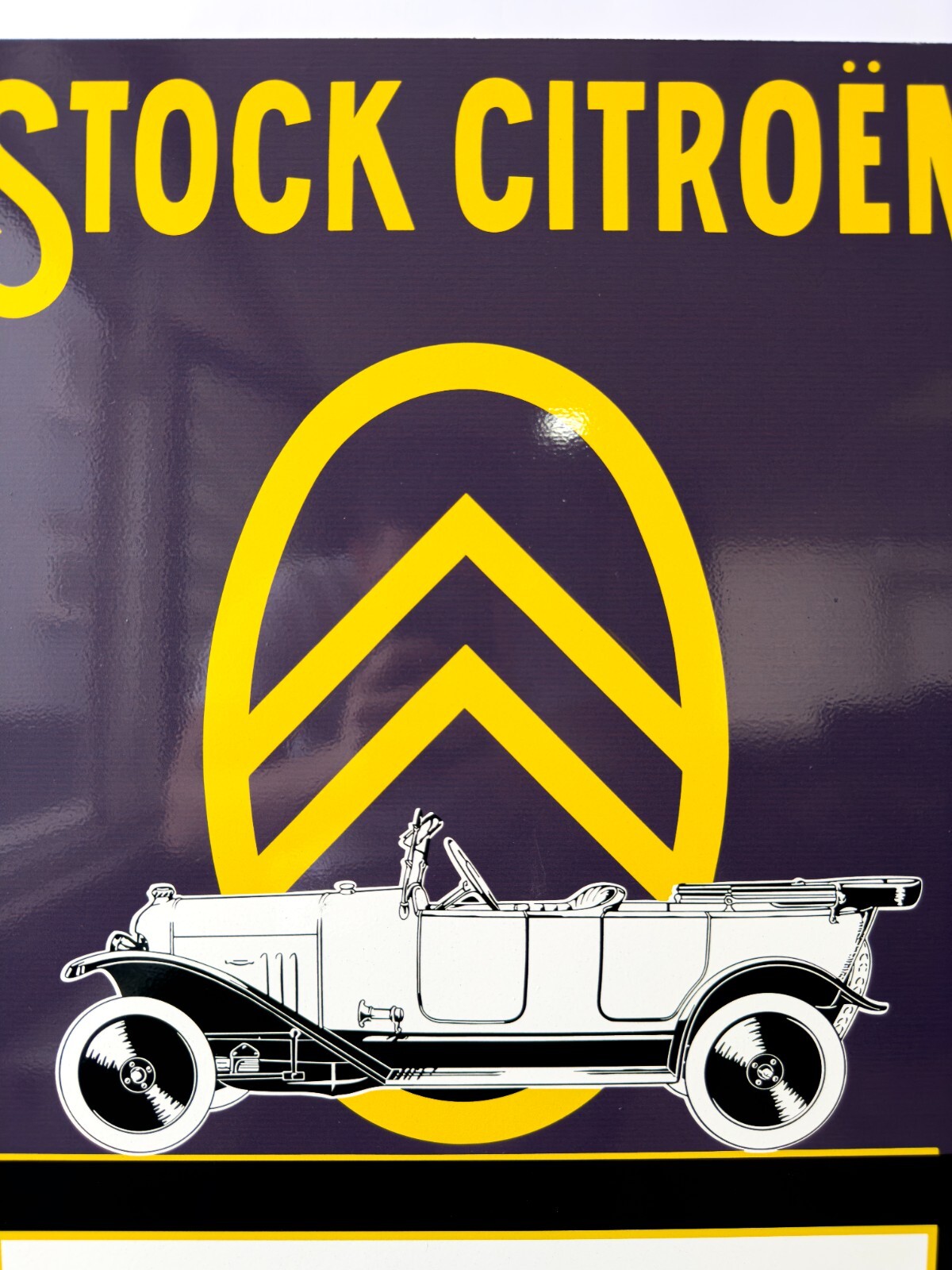Vintage Citroën Dealership Sign – French Stock Garage Decor 24″x16″ (60×40 cm)