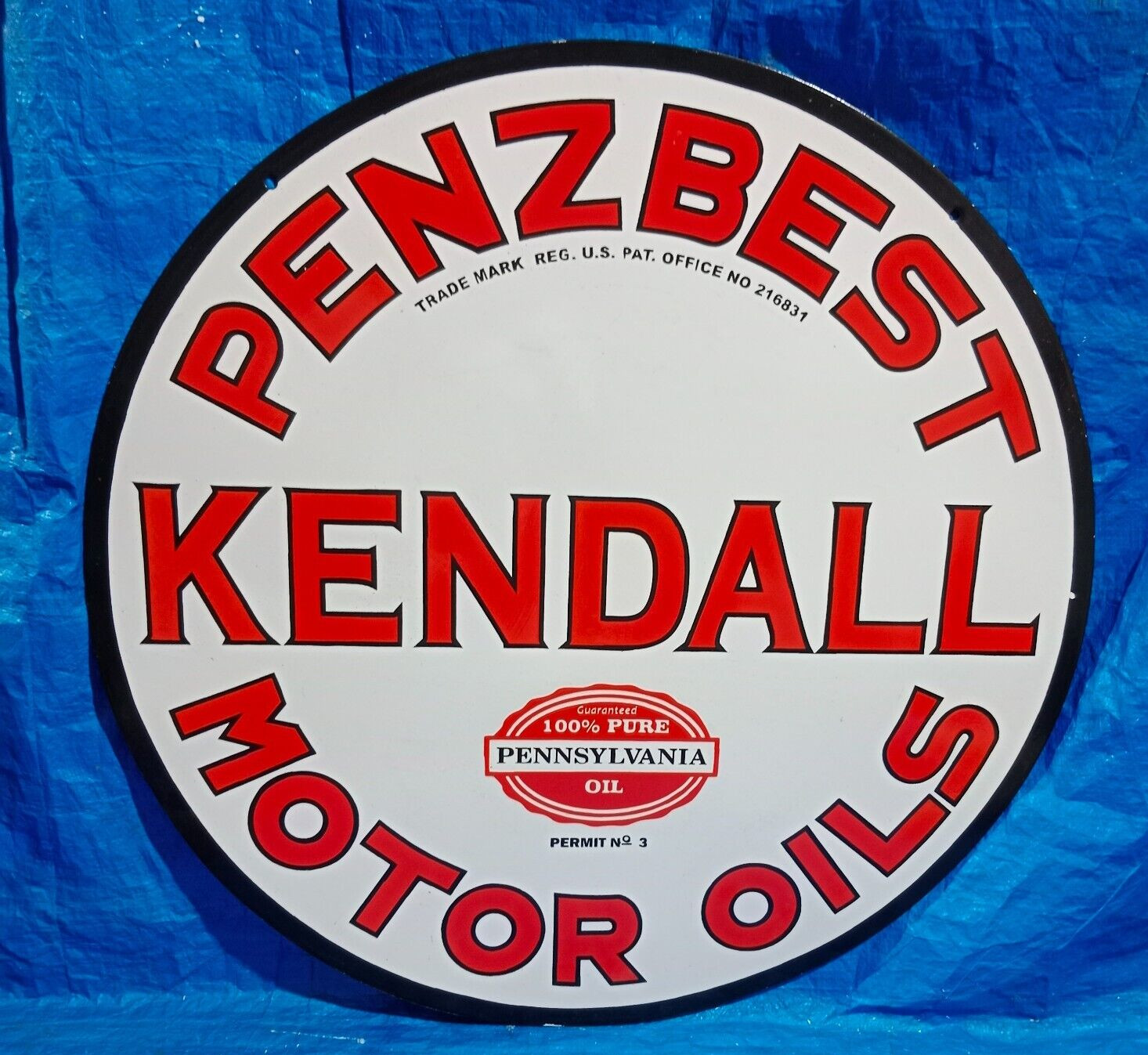 2 Porcelain Enamel Sign, More Details In Description