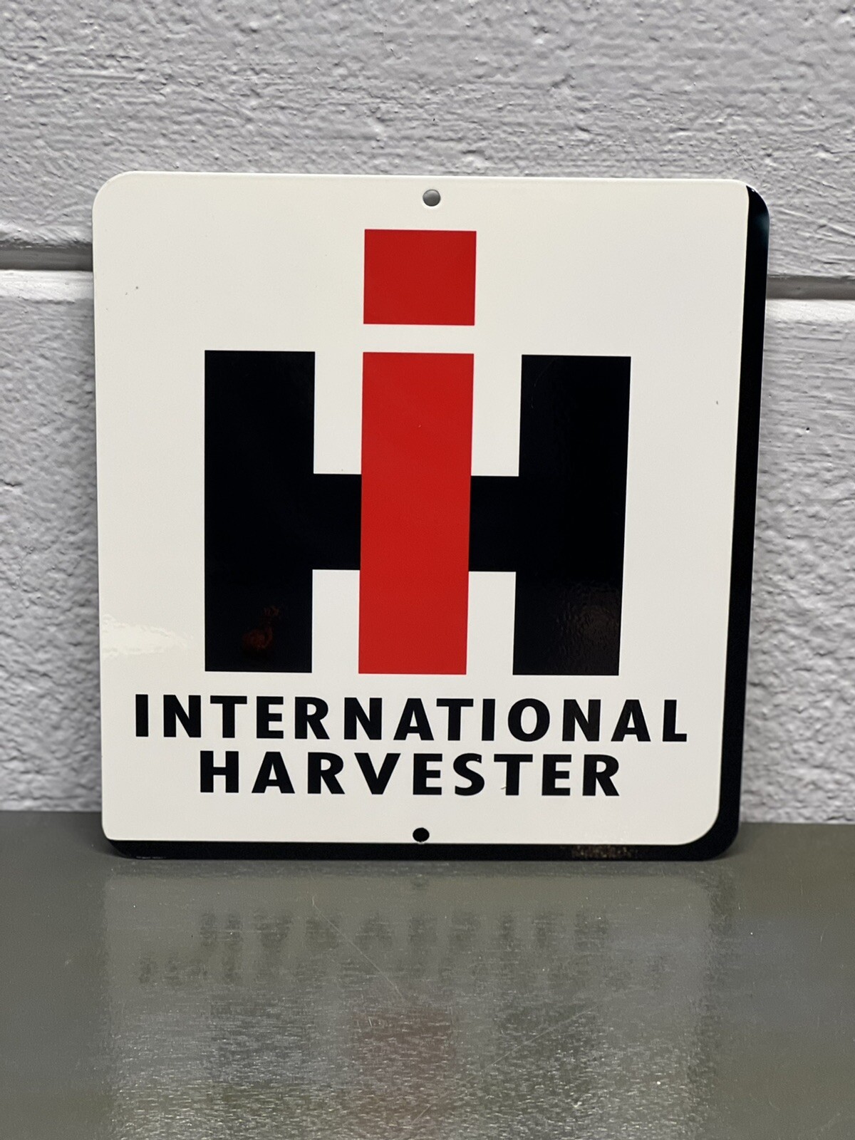 IH International Harvester Metal Sign Farm Diesel Tractor Truck Agriculture Gas