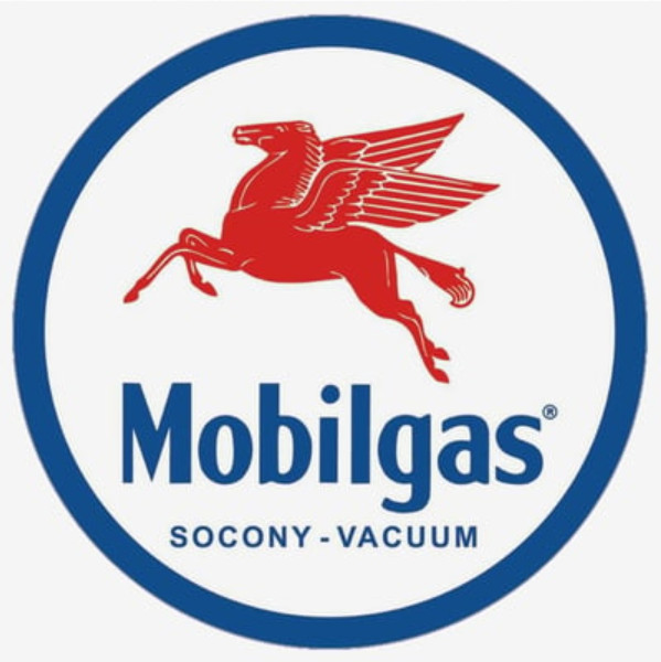 12″ Mobilgas Sign / Mobil Pegasus Signs Petroliana Petro Gas & Oil Mens Garage