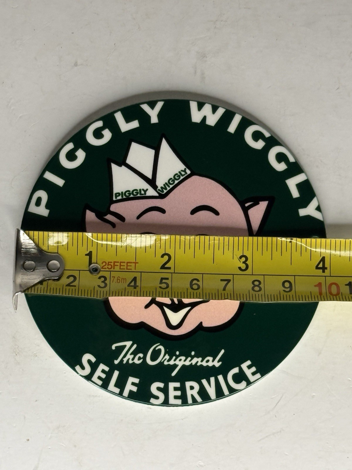 Vintage Piggly Wiggly Replica 4” Magnet Sign Quality Material