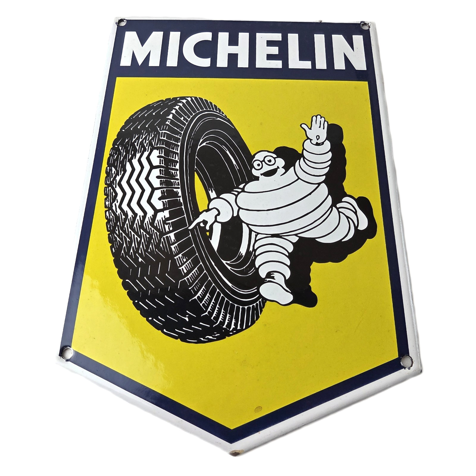 Vintage Michelin Tires Bibendum Sign – Gas Pump Advertising Service Sign