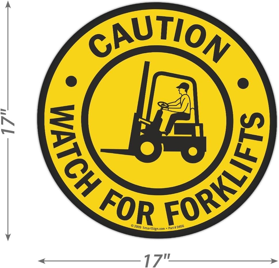 17″ x 17″ Caution Anti-Slip Floor Sign – Tough Vinyl for Lasting Safety Alerts