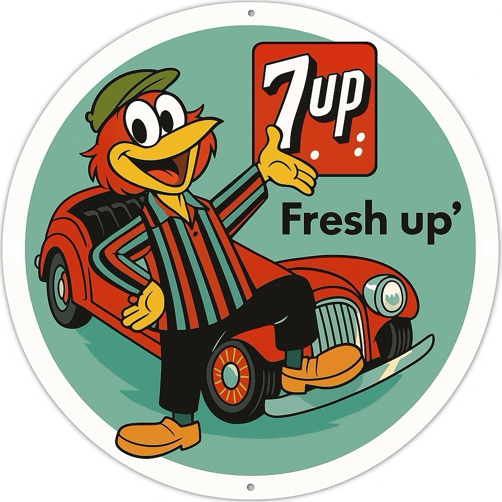 7up Soda Pop Vintage Style Metal Sign Advertising