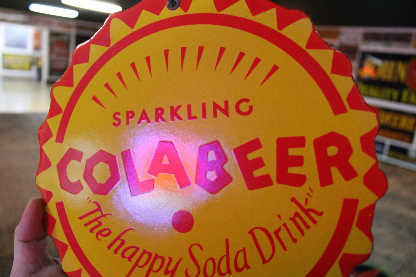 COLA BEER DEALER PORCELAIN METAL SIGN BREWING PEPSI BAR GAS OIL SODA POP COKE