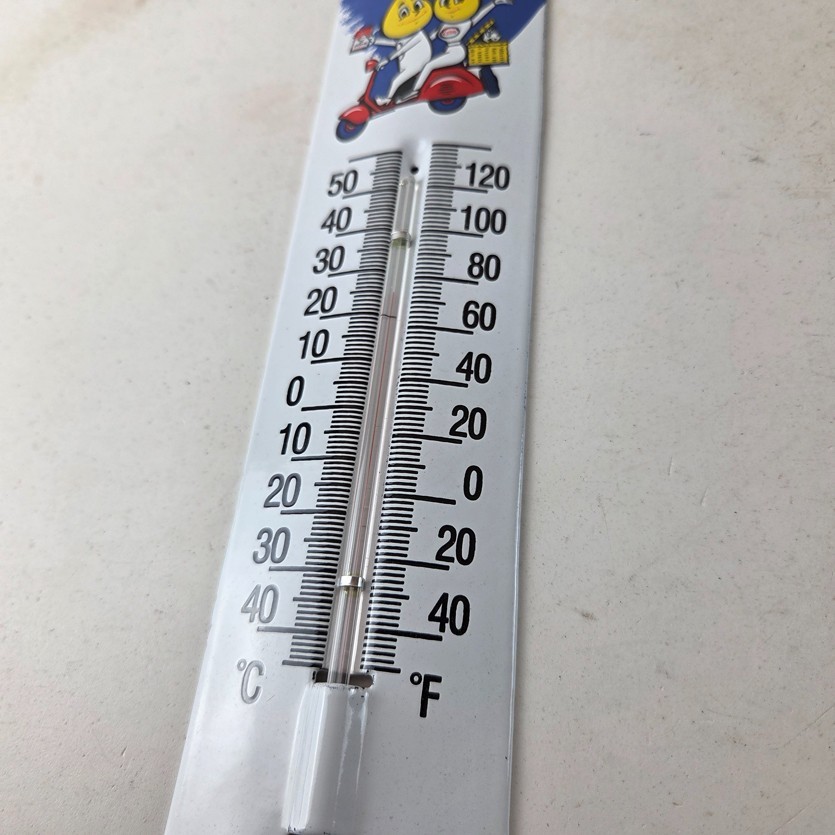 Vintage Esso Gasoline Sign – Service Pump Ad Sign on Porcelain Thermometer