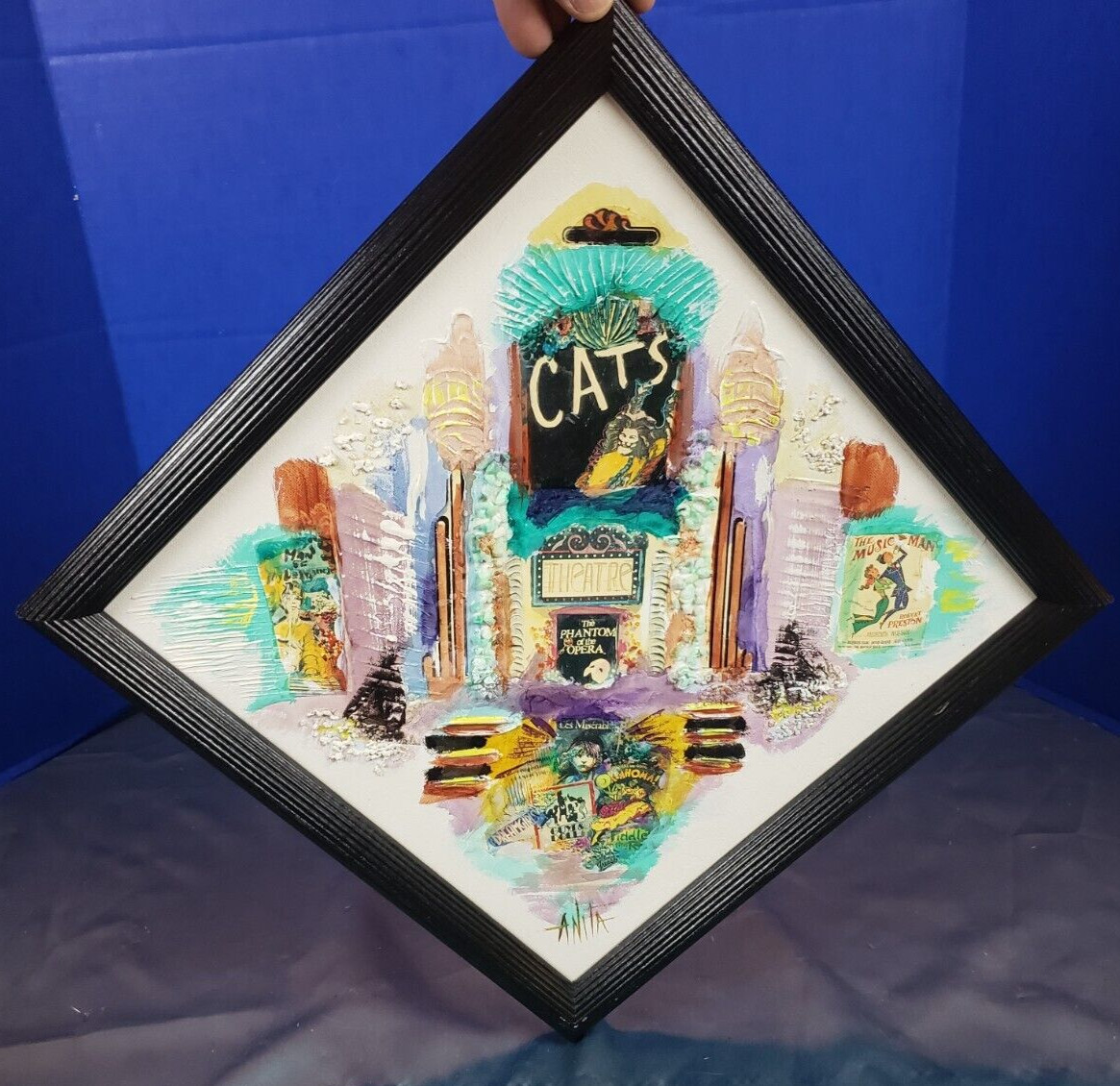 New York Theater Play “Cats” Sign Poster 13.5″