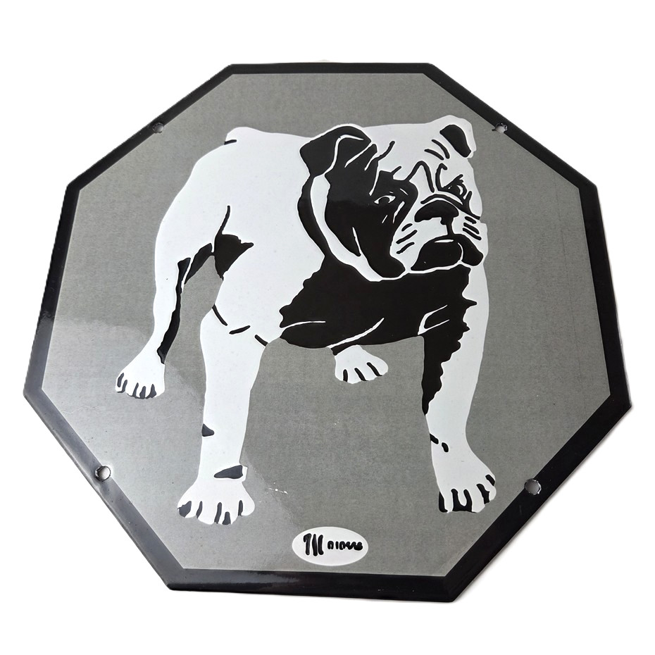 Vintage Mack Trucks Sign – Diesel Bulldog Gas Service Porcelain Sign